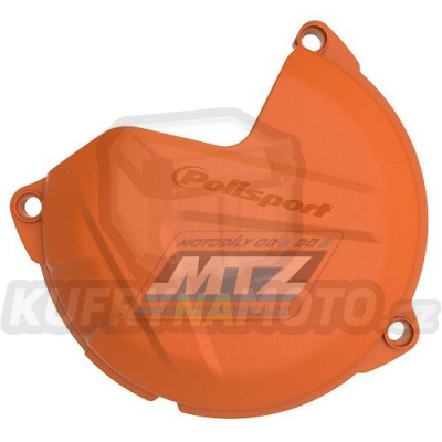 Kryt spojkového víka KTM 250SX / 13-16 + 250EXC+300EXC / 13-16 + 250R Freeride / 14-17 - (barva oranžová)