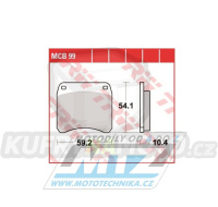 Destičky brzdové DP500-LU TRW Lucas MCB99EC - směs Allround Economy