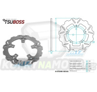 Kotouč brzdový (240/107/5D) - Husqvarna + KTM 690Duke+SM690+SMC690+790Duke+890Duke + 950Supermoto+990SMR+990Supermoto+990Superduke + GASGAS