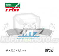 Destičky brzdové DP553-LUSRQ TRW Lucas MCB878SRQ - směs Sinter Premium Racing