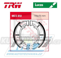 Brzdové obložení (brzdové pakny) TRW Lucas MCS818 - Aprilia Habana 50 + Habana Custom 50 + Mojito Custom 50