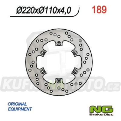 Brzdový kotouč moto NG 189