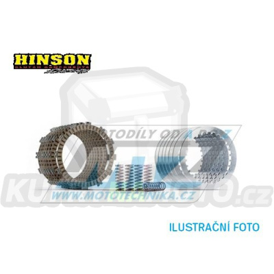Sada spojkových lamel třecích, ocelových a pružin Hinson - Honda CRF450R / 09-12