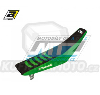 Potah sedla Kawasaki KXF250+KXF450 / 06-08 - barva černo-zelená - typ potahu DG3