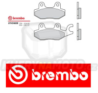 Brzdové destičky Brembo ITALJET ROLLERCRAFT 50 r.v. Od 08 -  Originál směs Zadní