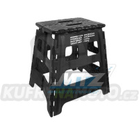 Stojan/Stojánek pod motorku skládací Foldable Motocross Stand - černý