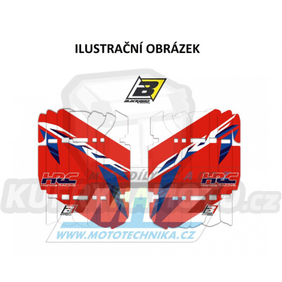 Polepy mřížek chladiče Honda CRF450 / 09-12 - typ polepů Replica Team HRC