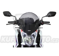 Plexi plexisklo MRA Honda CB 650 F 2014 - 2016 typ turistické NTM černé