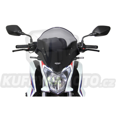 Plexi plexisklo MRA Honda CB 650 F 2014 - 2016 typ turistické NTM černé