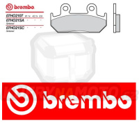 Brzdové destičky Brembo HONDA NX 350 r.v. Od 92 -  směs SC Přední