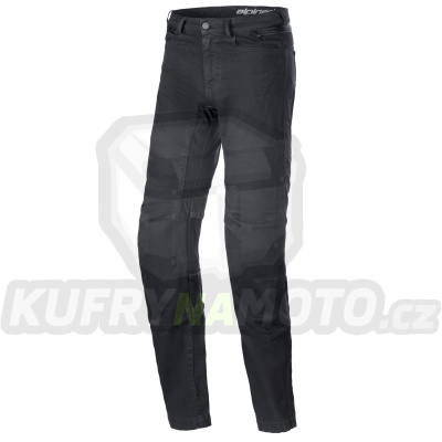 kalhoty, jeansy COMPASS PRO RIDING, ALPINESTARS (černá)