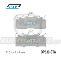 Destičky brzdové DP639-STA - směs Standard