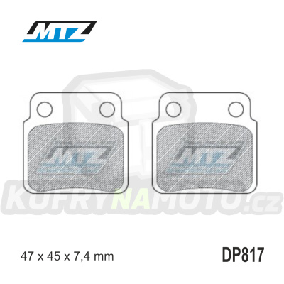 Destičky brzdové DP817-FM - MTZ směs Offroad Profi