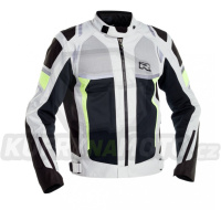 Moto bunda RICHA AIRSTORM WP šedo/fluo žlutá