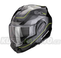 Moto přilba SCORPION EXO-TECH EVO PRO COMMUTA černo/stříbrno/fluo žlutá