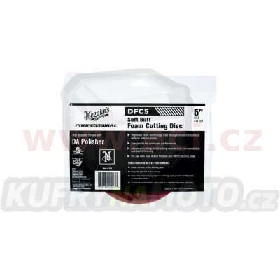 MEGUIARS Soft Buff Foam Cutting Disc 5" korekční kotouč pro DA leštičku (tvrdý), 5"