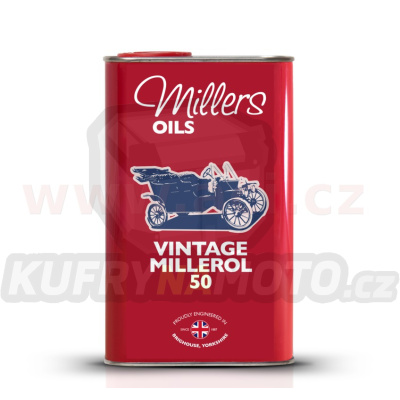 MILLERS OILS Vintage Millerol M50 - jednorozsahový olej bez čistidel a rozpouštěděl pro motory a převodovky 1 l