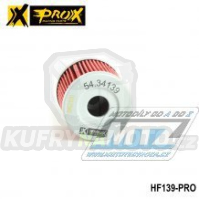 Filtr olejový HF139 (PROX) - Suzuki DRZ400 / 00-18 + LTZ400 / 03-18 + LTR450 / 06-11 + Arctic Cat DVX400 / 04-08 + Kawasaki KLX400R + KFX400 + CCM Motorcycle 404