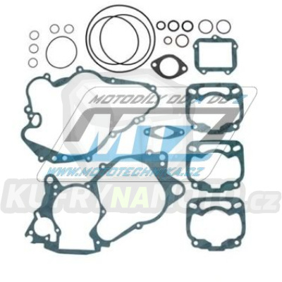 Těsnění kompletní motor Aprilia MX125 + RS125 + RX125 + Replica + Classic / 95-10 + další s motocykly s motorem Rotax 122