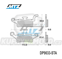 Destičky brzdové DP9033-STA - směs Standard