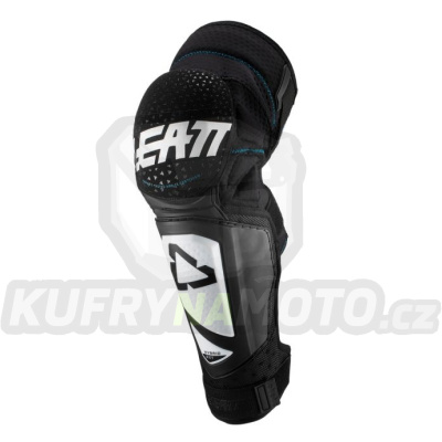 LEATT nákoleníky chrániče kolen 3DF HYBRID EXT WHITE/black barva bílá/černá velikost S/M