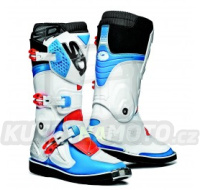 Boty Sidi FLAME light blue/white/red fluo