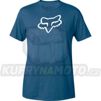 Tričko FOX Legacy Fox Head Tee Dusty Blue - velikost XXL