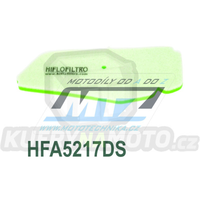 Filtr vzduchový HFA5217DS (HifloFiltro) - Piaggio 50 Sfera Base + 80 Sfera 2T