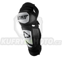 LEATT nákoleníky chrániče kolen 3.0 EXT KNEE SHIN WHITE/black barva černá/bílá velikost L/XL