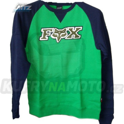 Mikina pánská FOX - modro-zelená - velikost XS