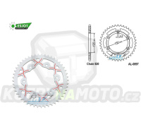 Rozeta řetězová (převodník) Dural 0897-52zubů ESJOT 53-32065-52WO bílá - KTM 125SX+250SXF+ 360EXC+400EXCF+300XC+450XCF+440MX+790 Adventure+620 EGS+690 Duke+125LC2+ 350LC4+525SMR+690SMC + Husaberg TE250+FC350+FE450+FS450+FX450 + Husqvarna FC250 +FE501