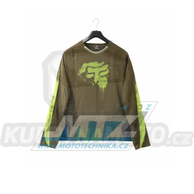 Dres motokros FOX Short Cut - khaki - velikost XL