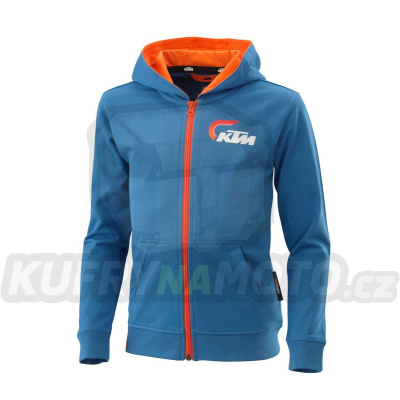 mikina na zip RADICAL, KTM, dětská (modrá)