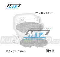 Destičky brzdové DP411-FM - MTZ směs Offroad Profi