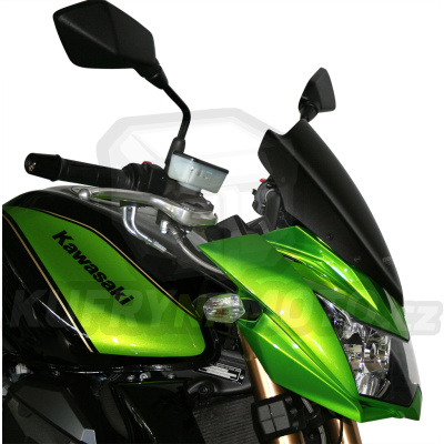 Moto plexi MRA Kawasaki Z 750 R 2011 - typ turistický T černé saténové