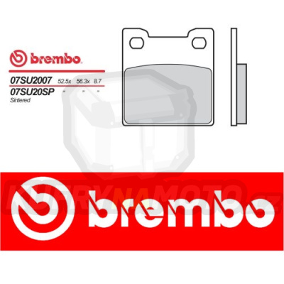 Brzdové destičky Brembo SUZUKI RF RR 900 r.v. Od 94 - 96 SP směs Zadní