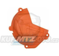 Kryt spojkového víka KTM 250EXCF+350EXCF / 19-22 + Husqvarna FE250+FE350 / 19-22 (barva oranž)