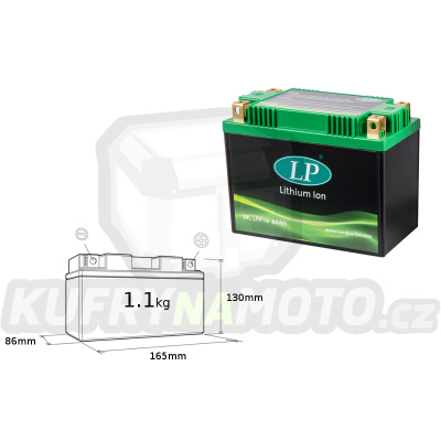 LANDPORT baterie lithiová LIFEPO4 LFP16 (165X86X130) (YB16B, YB16CLB, YB18A, YB18LA2, SYB16LB) (váha 1100G)