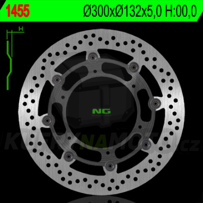 Brzdový kotouč moto NG 1455