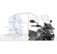 Givi D1121ST Kappa KD1121ST plexi čiré Honda CB 500 X (13-18), vxš490x350 mm, o 190 mm vyšší než originál  - akce