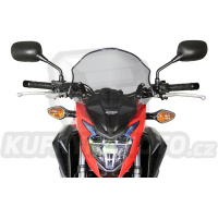 Plexi plexisklo MRA Honda CB 500 F 2016 - typ spoiler S černé