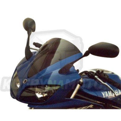 Moto plexi MRA Yamaha FZS 600 Fazer 2002 - 2003 typ originál O černé