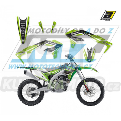 Polepy na motocykl (sada polepů Dream) Kawasaki KXF450 / 16-18 - typ polepů Dream4