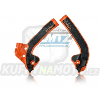 Kryty rámu KTM 85SX / 18-24 + Husqvarna TC85 / 18-24 + Gas-Gas MC85 - barva oranžovo-černá