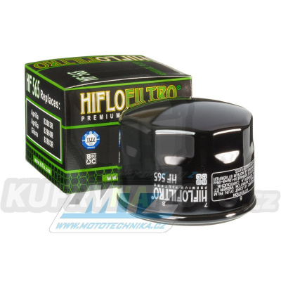 Filtr olejový HF565 (HifloFiltro) - Aprilia SL750 Shiver+SMV750 Dorsoduro+850 Mana+1200 Dorsoduro+1200 Caponord+850 SRV + Gilera 800 GP + Moto Guzzi 1400 California