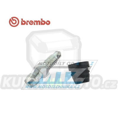 Šroub brzdový odvzdušňovací (šroub brzdy/šroub spojky) M6x1,0 Brembo - KTM + BMW + Moto Guzzi