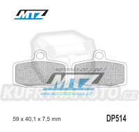 Destičky brzdové DP514-FM MTZ - směs Offroad Profi