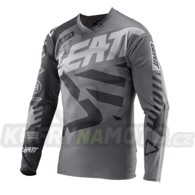 LEATT chráničová košile DBX 4.0 ULTRAWELD JERSEY STEEL barva šedá velikost M