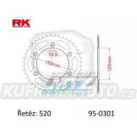 Rozeta ocelová (převodník) 0301-48zubů RK - Honda CRF250L / 13-20 + CRF250 Rally + CRF300L + CRF300 Rally+CRF250M + XR250R+XR650L + XR600R / 91-00 + CRM250+CRM250R