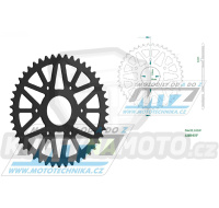 Rozeta řetězová (převodník) Dural 0890-46zubů ESJOT 51-32147-46BP - barva černá elox - Husqvarna 401 Svartpilen+401 Vitpilen / 19-21 + KTM 125RC / 14-21+125 Duke ( ABS ) / 14-21+200 Duke ABS / 14-20+200RC ABS / 14-20+390 Adventure ABS / 20-21+390 Duk